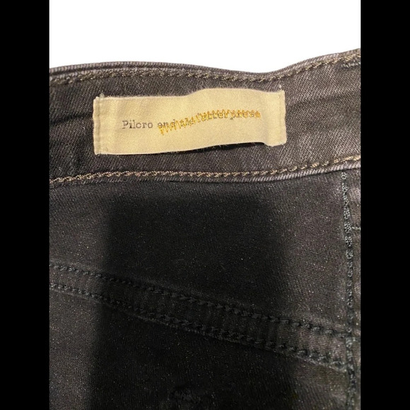 Anthropologie Pilcro and The Letterpress Serif Moto Black Legging Jeans - Picture 11 of 15